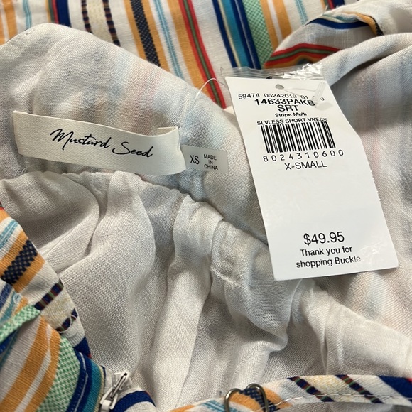 Mustard Seed multi-colored romper - Picture 2 of 4